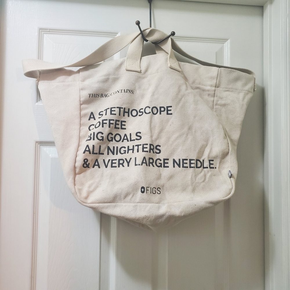 FIGS Canvas Tote Bag.